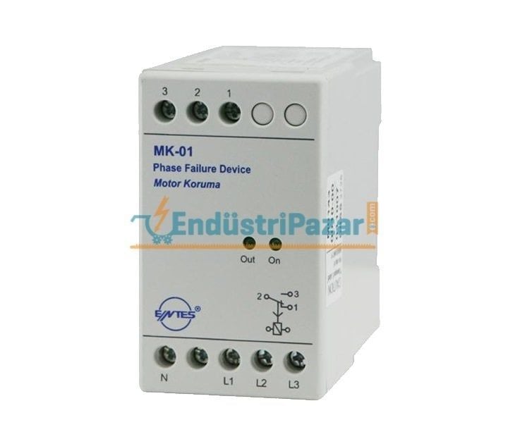 MK-01 MOTOR (FAZ) KORUMA RÖLESİ ENTES
