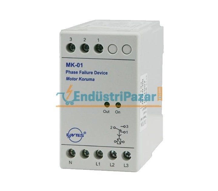 MK-01 MOTOR (FAZ) KORUMA RÖLESİ ENTES