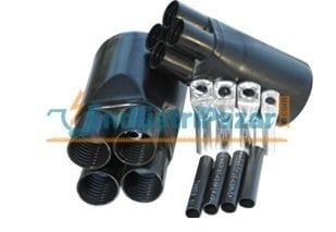 2*150 KABLO KESİTLİ BAKIR İLETKENLER İÇİN PABUÇLU ISI BÜZÜŞMELİ KABLO BAŞLIĞI 0,6-1kV IBB1 2150 TAMER