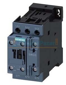 38 Amper, 18.5 KW, 24VDC Güç Kontaktörü 3RT2028-1BB40 SİEMENS