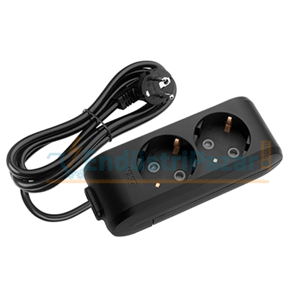 İkili Priz Topraklı Çocuk Korumalı 3 Metre Kablolu Multi-Let 90133203 VİKO