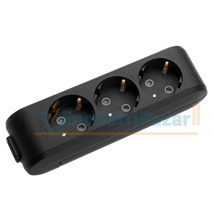 Üçlü Priz Topraklı Klemensli Çocuk Korumalı Multi-Let 90133300 VİKO