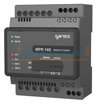 MPR-14S DIN Ray Tipi Şebeke Analizörü M3609 ENTES