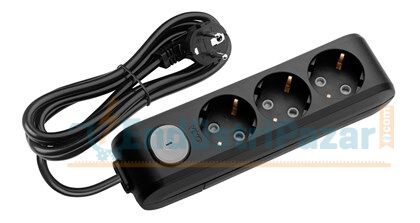 Üçlü Priz Anahtarlı Topraklı Çocuk Korumalı 3 Metre Kablolu Multi-Let 90137303 VİKO