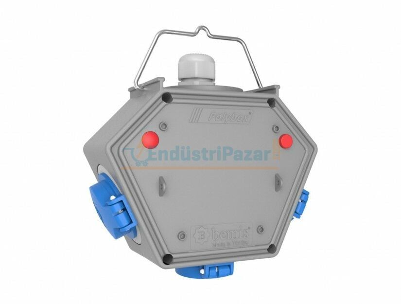 CEE Norm 3 Adet 1*16A Termal Sigortalı Polybox IP44 BX1-0TTT-0000 BEMİS