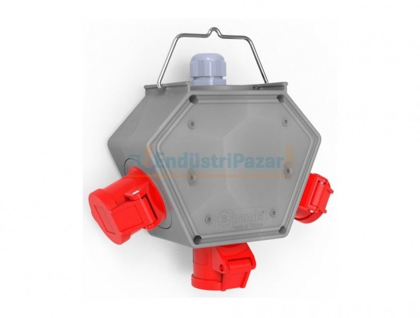 CEE Norm 3 Adet 4*16A Polybox IP44 BX1-0333-0000 BEMİS