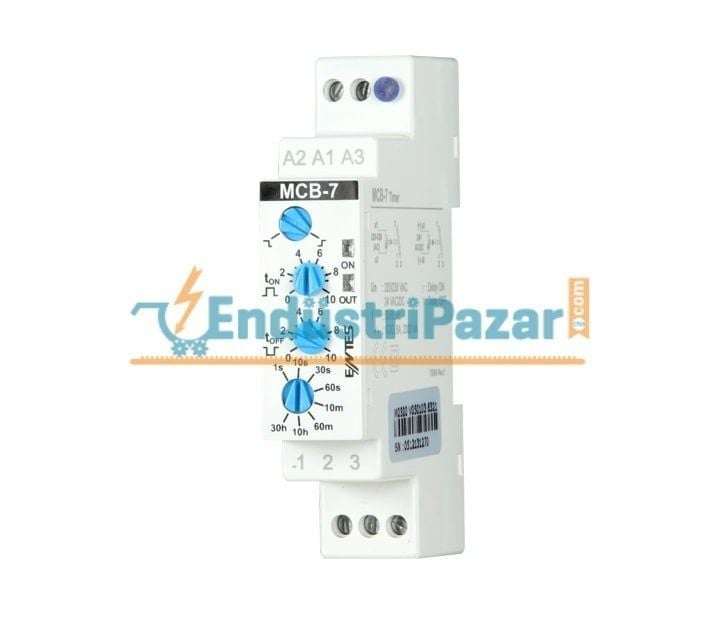 MCB-7 0,1 SANİYE - 999 DAKİKA ZAMAN RÖLESİ ENTES