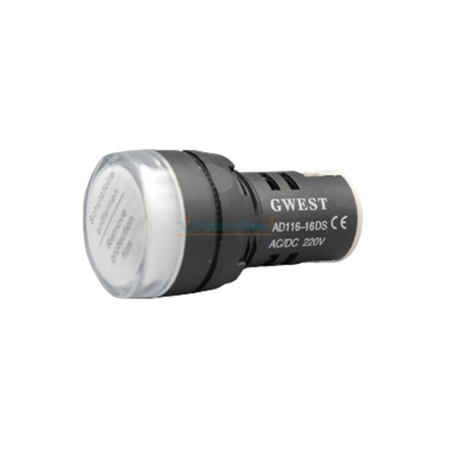 Ø22mm Ledli Sinyal Lambası Beyaz 6605 22 - B GWEST