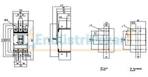 125A 25kA 3 Kutup Kompakt Güç Şalteri 3VJ1112-3DA32-0AA0 SİEMENS