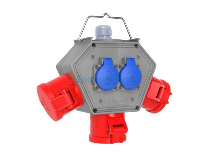 CEE Norm 3 Adet 5*32A + 2 Adet 1*16A, Polybox IP44 BX1-0777-2100 BEMİS