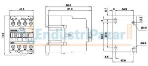 18A 7,5kW Kontaktör 3MT7018-1AA01-0AL2 SİEMENS
