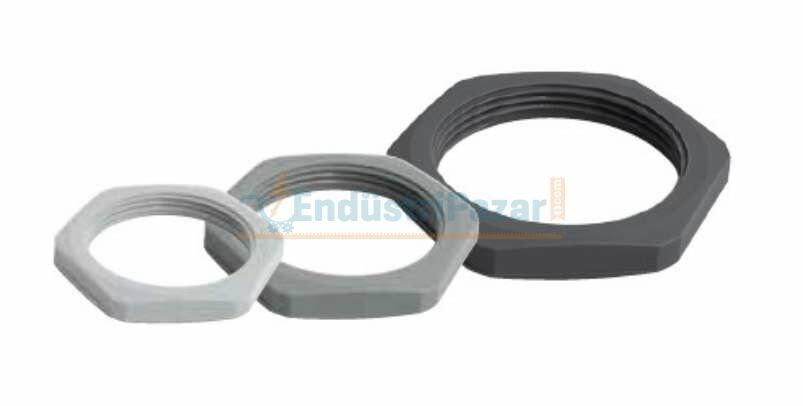 M20x1,5 RAL7035 20mm METRİK POLYAMİD SOMUN 1110092 ONKA-9017