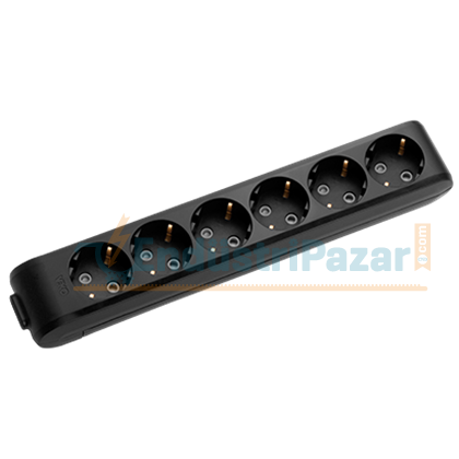 Altılı Priz Topraklı Klemensli Çocuk Korumalı Multi-Let 90133600 VİKO