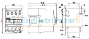 32A 15kW Kontaktör 3MT7032-2AA01-0AL2 SİEMENS