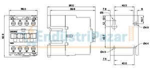 38A 18,5kW Kontaktör 3MT7038-2AA10-0AL2 SİEMENS