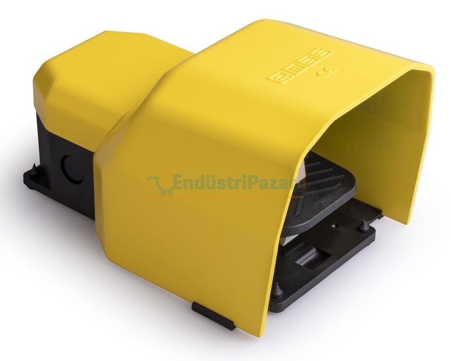 Metal Korumalı 1NO+1NC Tekli Sarı Plastik Pedal PDKS11BX10 EMAS
