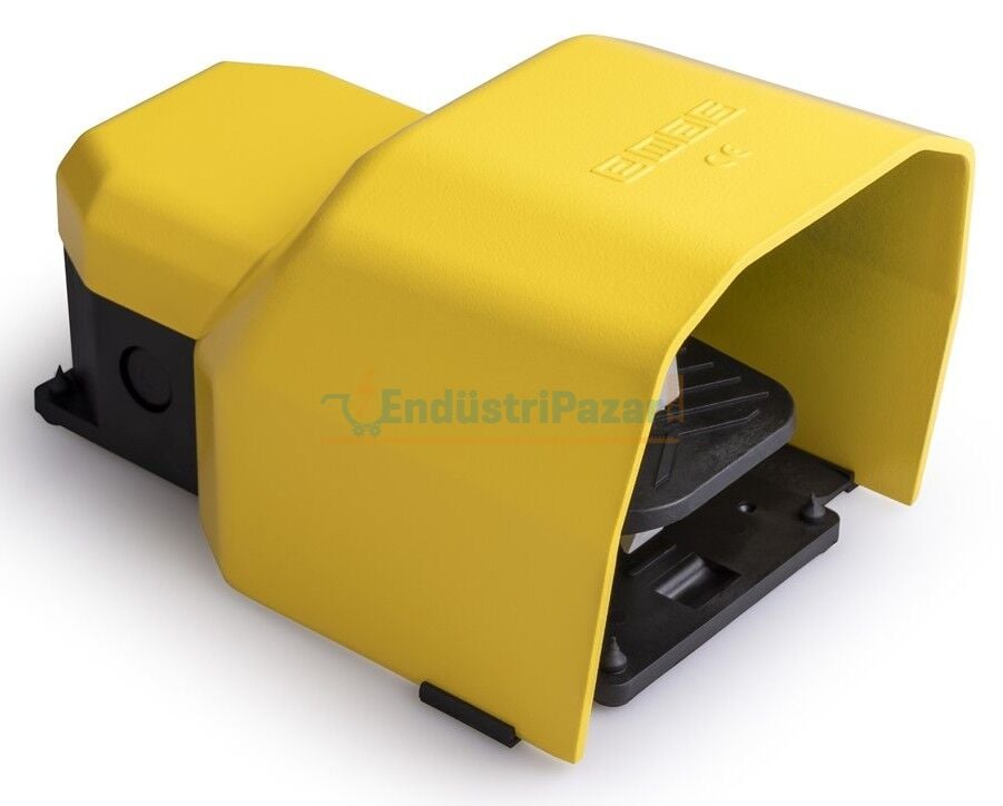 Metal Korumalı 2*(1NO+1NC) Tekli Sarı Plastik Pedal PDKS11GX10 EMAS