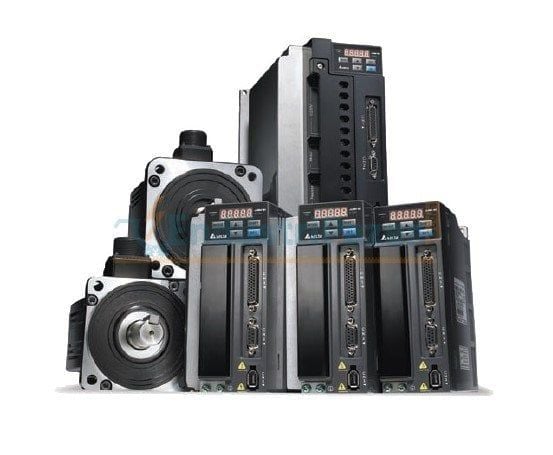400W ASDA-B2 Serisi Frensiz Servo Motor ve Sürücü Seti  (ASD-B2-0421-B + ECMA-C20604RS + ASDBCAPW0205 + ASDBCAEN0005) DELTA