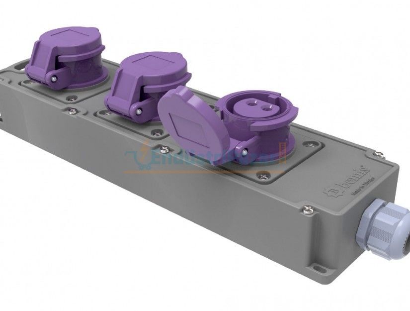3 Adet 2*16A 24V Tribox IP44 BG4-101K-1K1K BEMİS