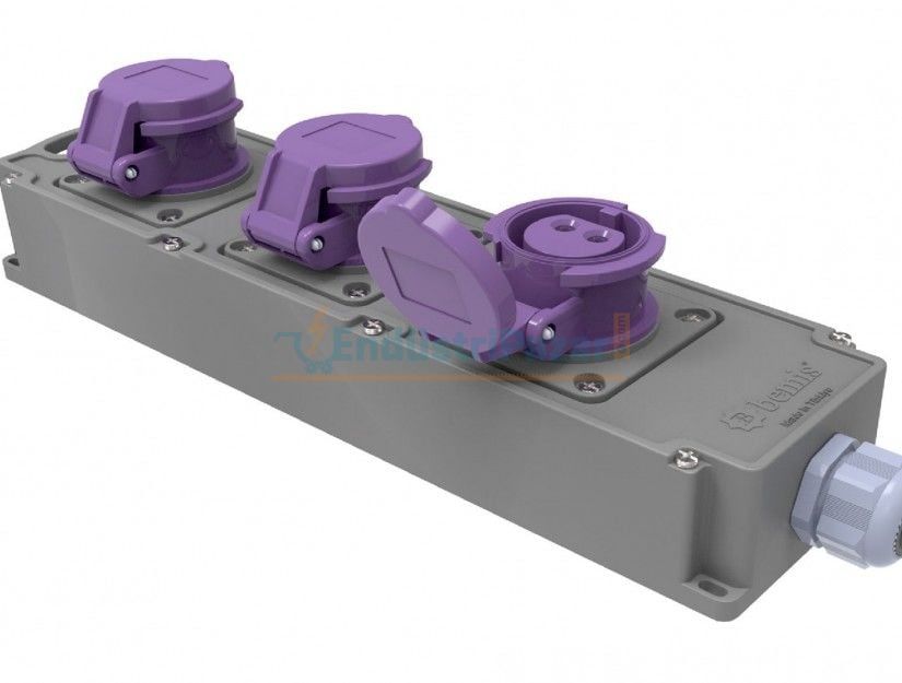 1 Adet 3*16A 24V + 2 Adet 2*16A 24V Tribox IP44 BG4-101L-1K1K BEMİS