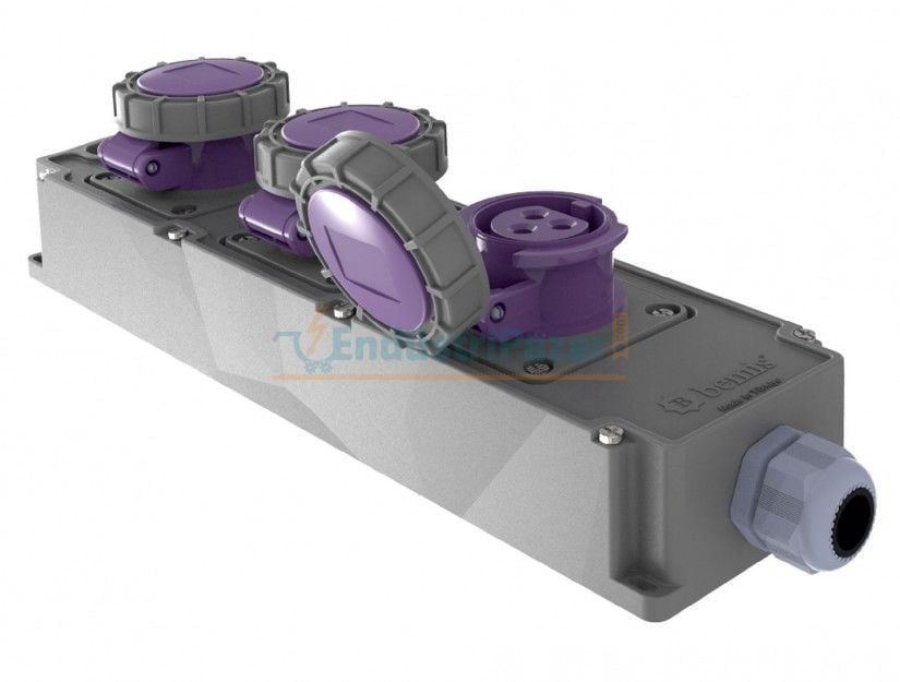 3 Adet 3*16A 24V Tribox IP67 BG6-101L-1L1L BEMİS