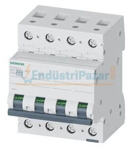 3 Faz + Nötr Kesmeli 50A C Tipi 6kA Otomatik Sigorta 5SL6650-7 SİEMENS