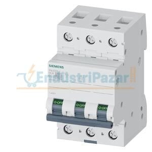 3 Faz 63A C Tipi 6kA Otomatik Sigorta 5SL6363-7 SİEMENS