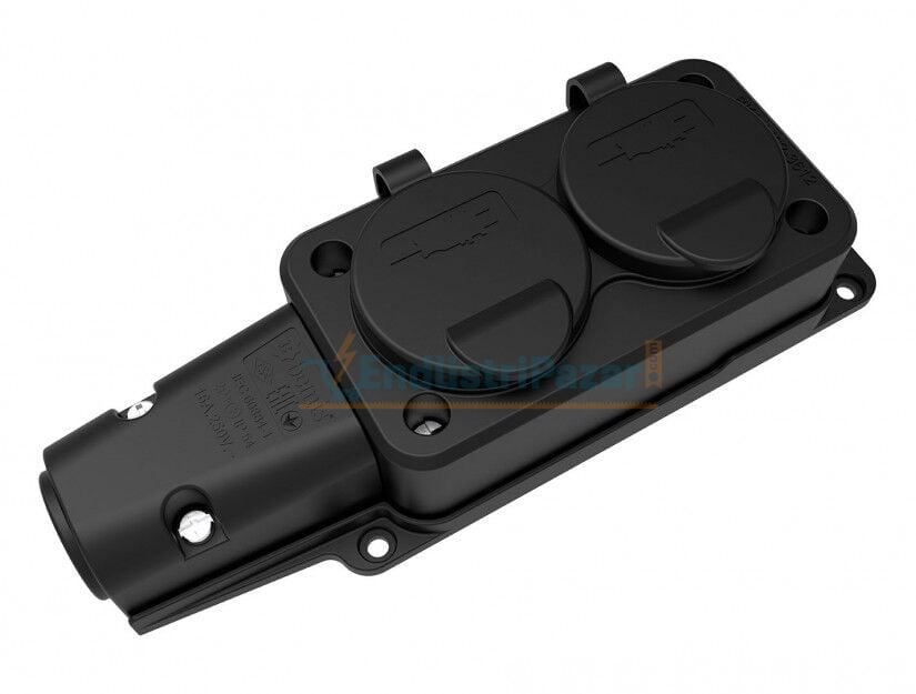 1*16A İkili Grup Priz Fransız Tipi IP54 BK1-1402-3622 BEMİS