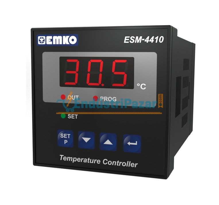 ESM-4410 TEK RÖLE ÇIKIŞLI TEK SETLİ ON-OFF SICAKLIK KONTROL CİHAZI 24Vac/Vdc EMKO