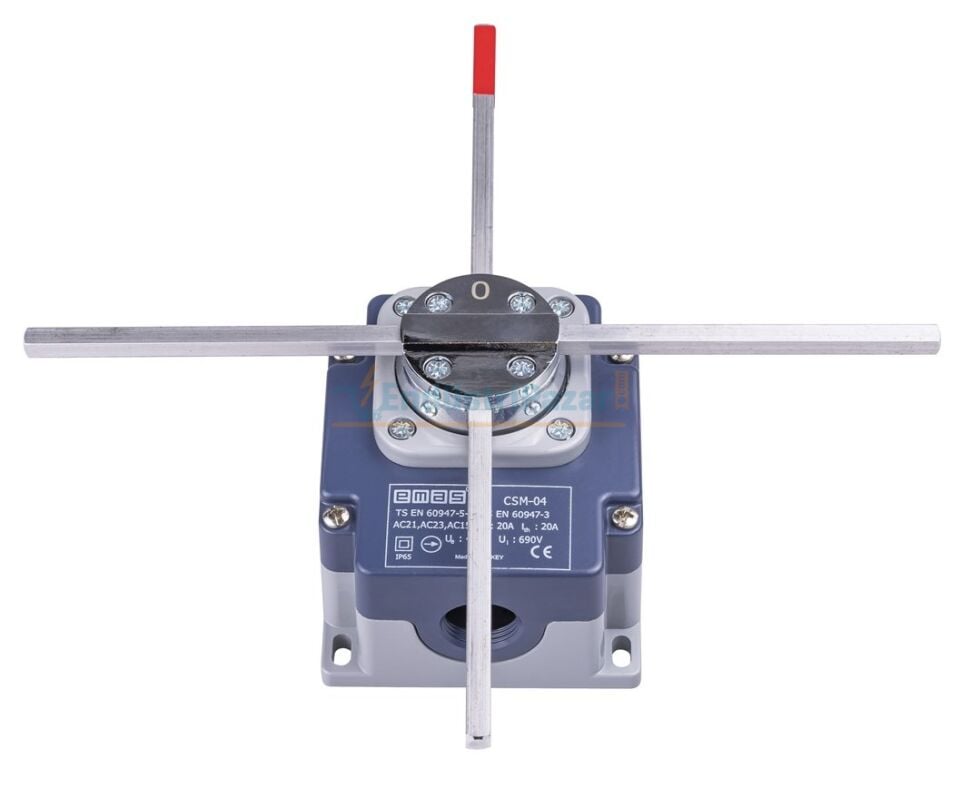 360° 2 ileri-2 geri 200 mm Kol Çapraz Sınır Şalteri CSM04 EMAS
