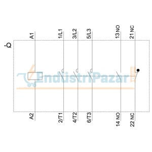41A 18,5kW Kontaktör 3RT2035-1AP00 SİEMENS