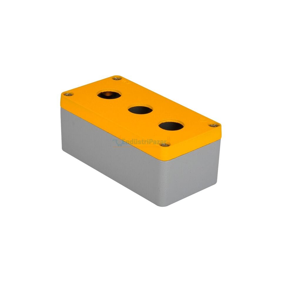 72*142*57mm Üçlü Alüminyum Buton Kutusu 3390-822-0600 TP