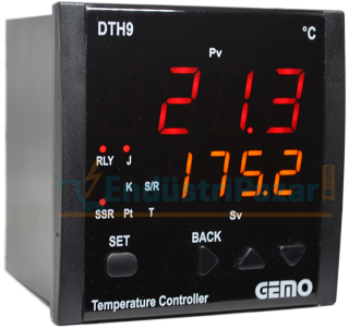 DTH9-24V Ekonomik Seri ''Auto-tune PID'' Sıcaklık Kontrol Cihazı GEMO