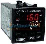 UC104-230VAC-R DİJİTAL ÜNİVERSAL KONTROL CİHAZI (İNDİKATÖR) GEMO