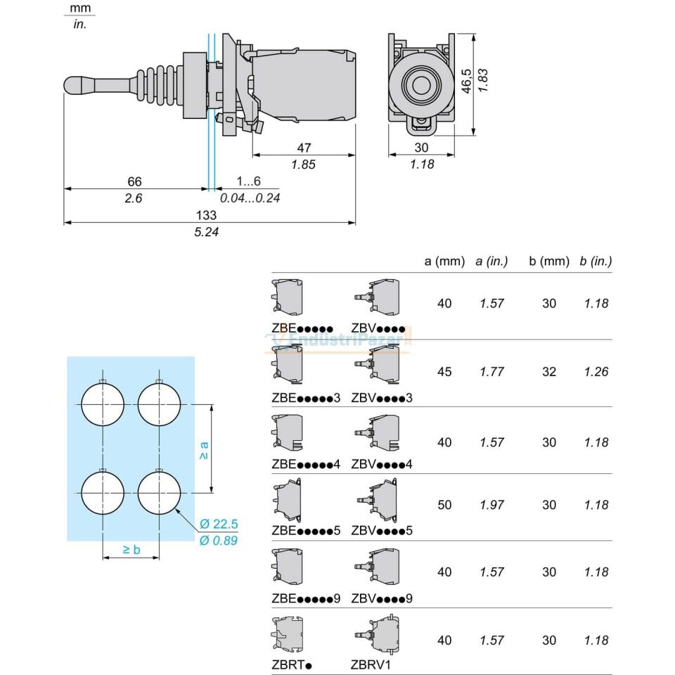 Joystik XD4PA14 SCHNEİDER