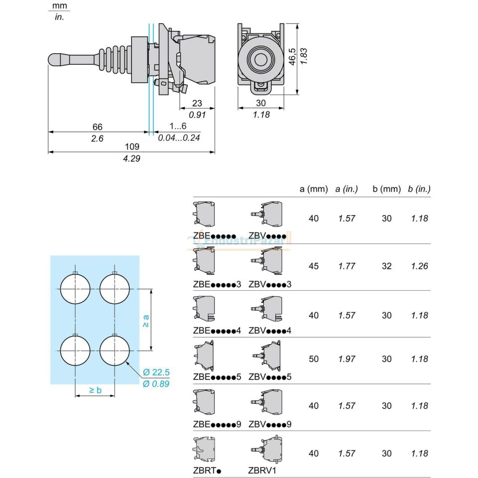 Joystik XD4PA22 SCHNEİDER