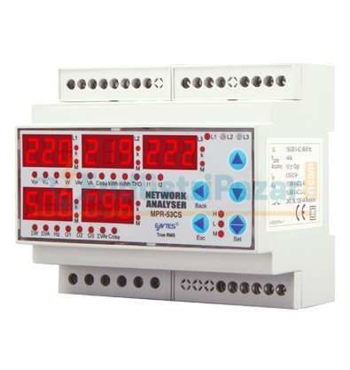 MPR-53CS-OG-DIN Şebeke Analizörü M3546 ENTES