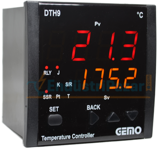 DTH9-230VAC Ekonomik Seri ''Auto-tune PID'' Sıcaklık Kontrol Cihazı GEMO