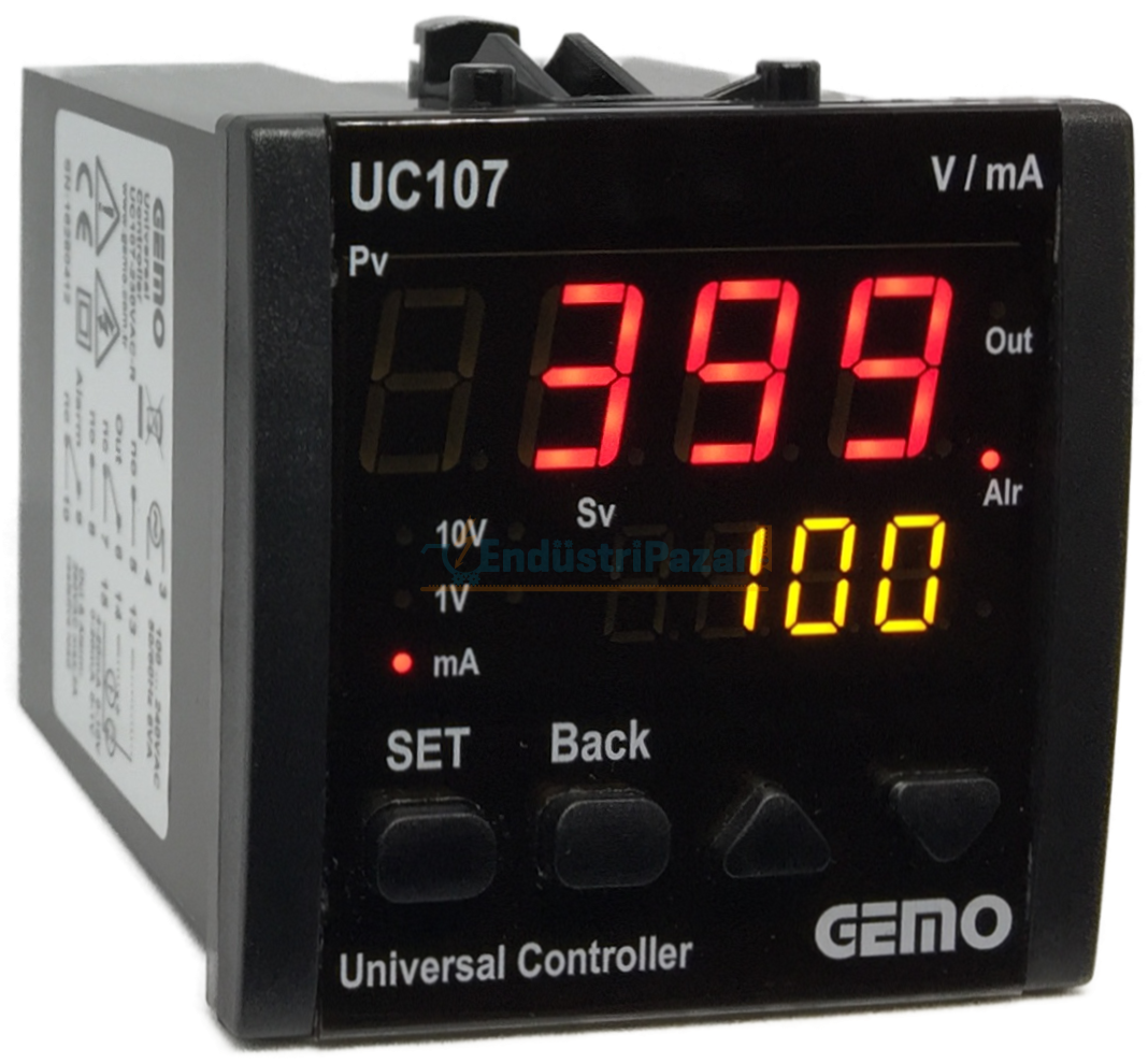 UC107-230VAC-R Üniversal Kontrol Cihazı GEMO