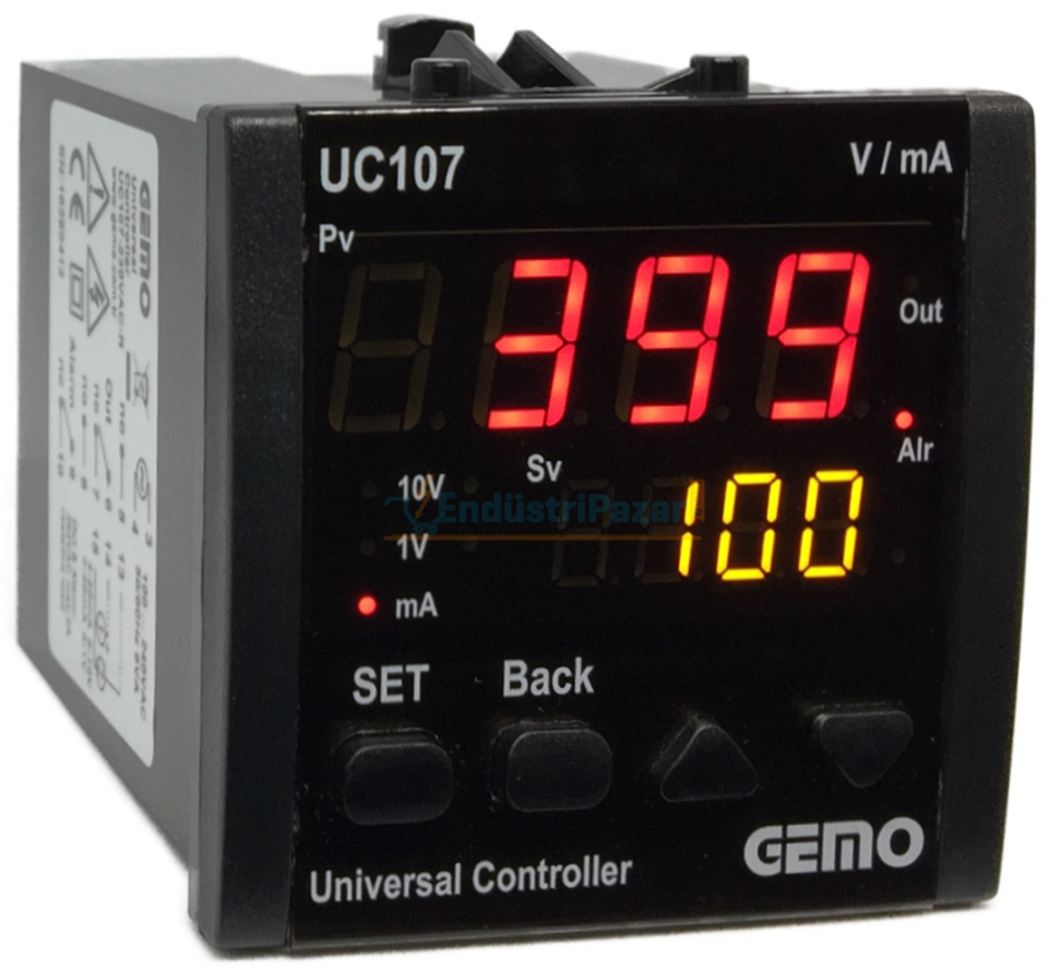 UC107-230VAC-R Üniversal Kontrol Cihazı GEMO