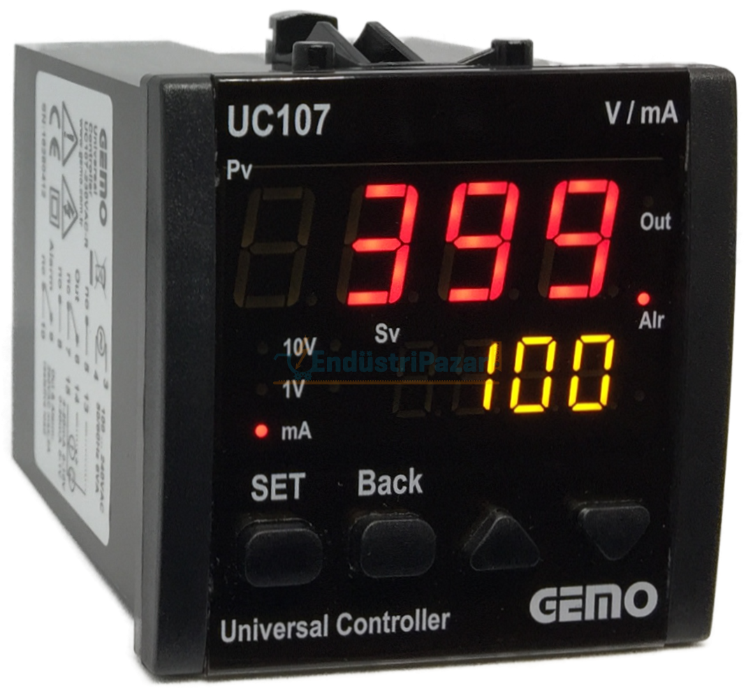 UC107-230VAC-S Üniversal Kontrol Cihazı GEMO