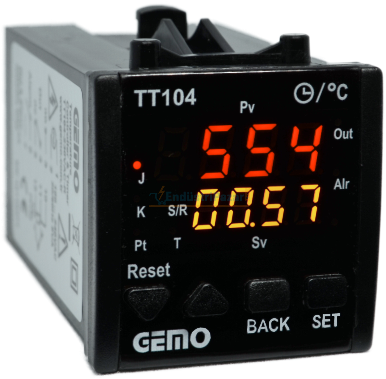 TT104A-24V-S Dahili Zaman Röleli ''Auto-tune PID'' Sıcaklık Kontrol Cihazı GEMO