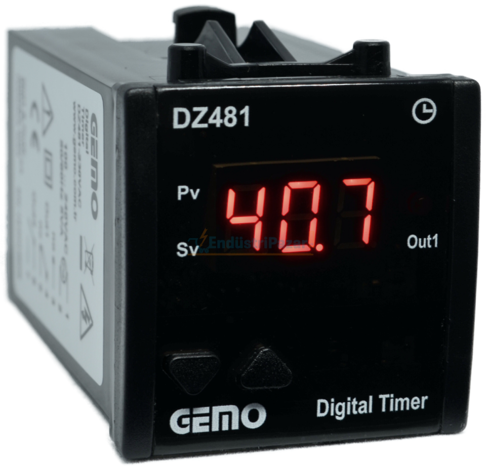 DZ481-24V Temel Fonksiyonlu Zaman Rölesi GEMO