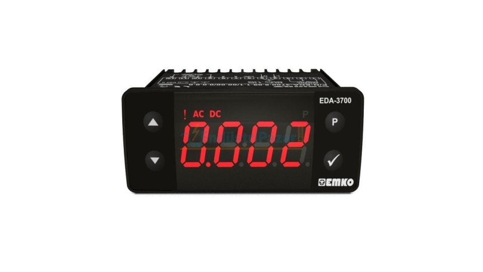 EDA-3700 Dijital Ampermetre EMKO RS-485 (İzolasyonlu) ModBus RTU - 10...30Vdc - Çıkış Yok