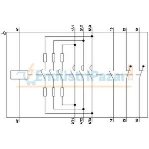 40kVAR Kondansatör Kontaktörü 3MT7004-0JA12-6AN2 SİEMENS