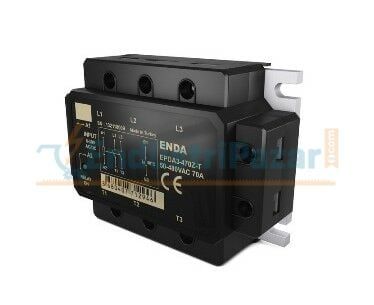 EPDA3-425Z-T 3*25A 480VAC SOLİD STATE RÖLE (TERMOSTATLI) ENDA