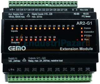 AR2-G1-24VDC-14D-TR Genişleme Modülü GEMO