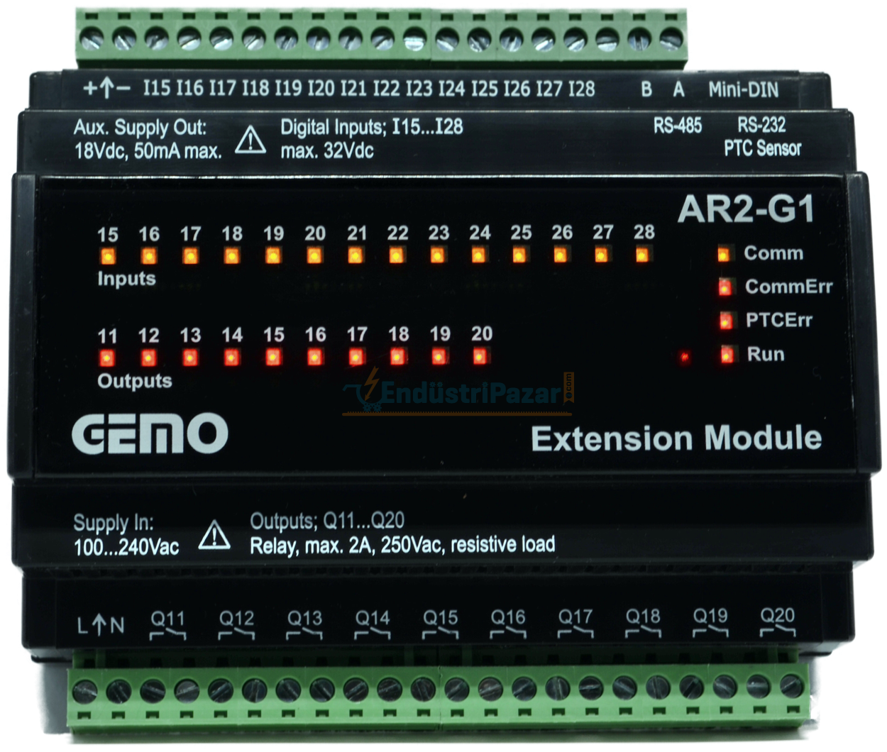 AR2-G1-24VDC-12D2A-TR Genişleme Modülü GEMO