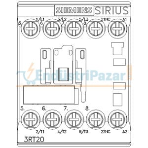 7A 3 kW Kontaktör 3RT2015-1AP02 SİEMENS