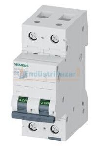 2 Faz 4A C Tipi 6kA Otomatik Sigorta 5SL6204-7 SİEMENS